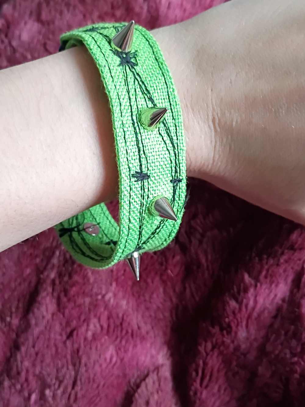 Handmade Spiked Cuff